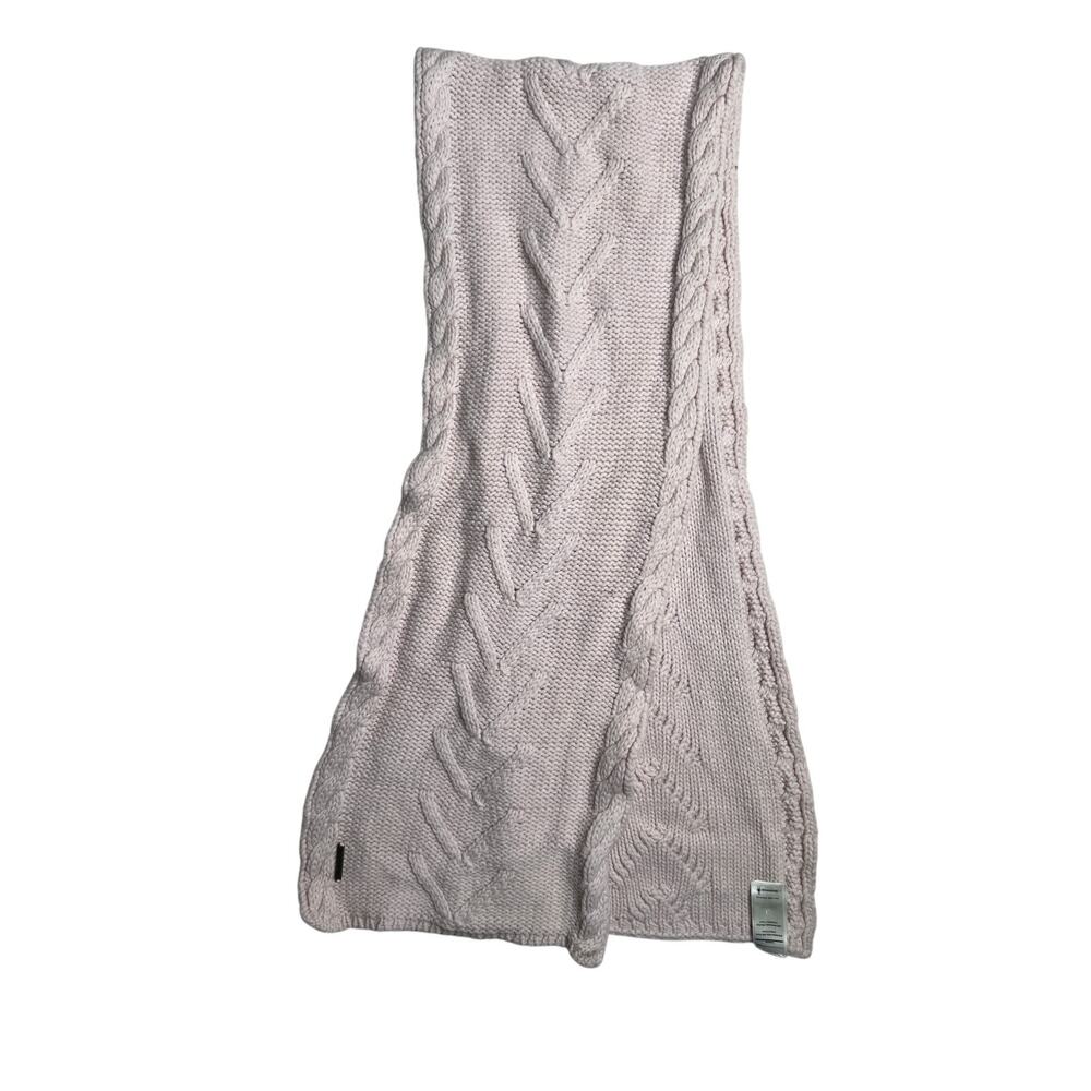 SmartWool Light Pink Knitted Scarf